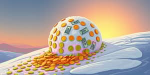 El Efecto Bola de Nieve: Construye Ahorros con Automatización Constante